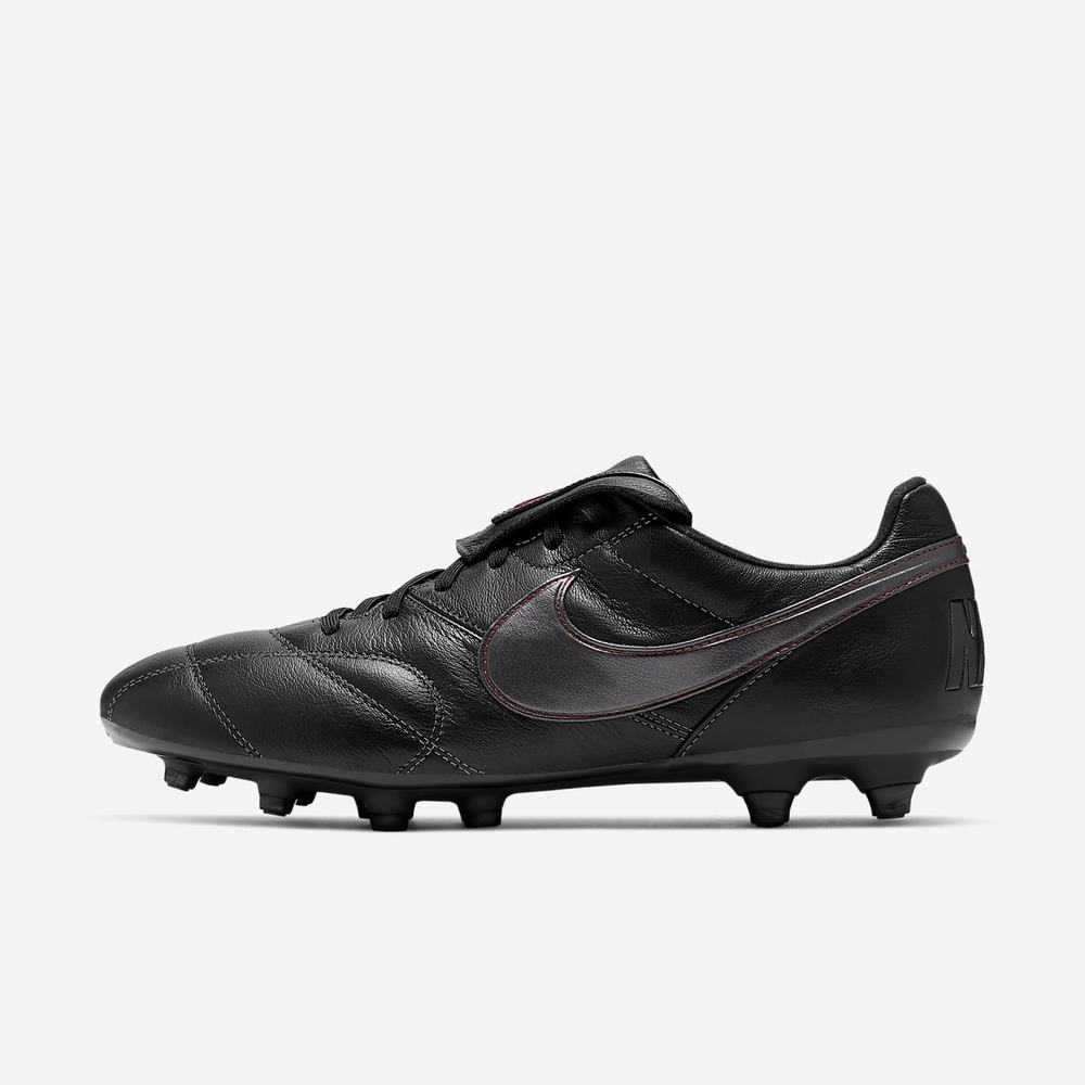 Crampon De Foot Nike Premier II FG Noir 6741-053 Black/Chile Red/Dark Smoke Grey Femme | PMC-04947757